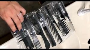 Sisir Rambut Salon Professional Hair Comb Kit 10 PCS / 10 in 1 / sisir rambut 1 set lengkap salon Sisir rambut salon smoothing sisir rambut dewasa salon Sisir rambut salon bulat blow