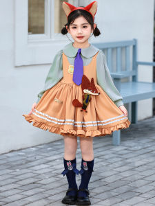 SHABAOSHI | Spring Summer Cartoon School Style Kids Costume