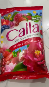 Calla Detergent Powder BERRY BLOOMS with Fabric Conditioner 1.8KG - New Product