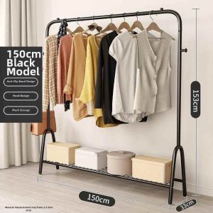 Luxury Shoe and Clothing Stand Home Bedroom Balcony Metal Freestanding