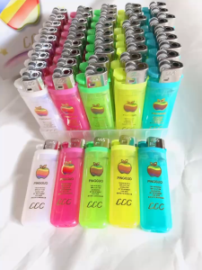 LCC lighter Apple design & MR HOWE lighter 50pcs/box