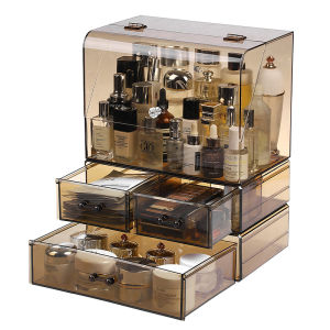 Dust-proof Cosmetic Organizer Drawer-style Storage Box