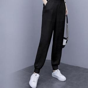 ชุดกีฬาลำลองสำหรับผู้หญิง ชุดสองชิ้นแขนสั้นหลวมๆ สไตล์เกาหลี ฤดูร้อน 2016 คอวี ผ้าไนลอนผสมโพลีเอสเตอร์ ชุดทำงานสำหรับผู้หญิง