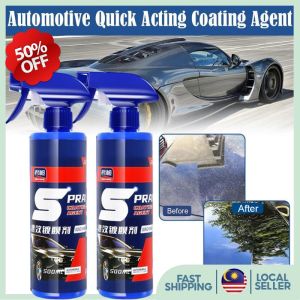 【Free Towel】Quick Nano Coating Spray Shine Surface Waterproof Anti-fouling Agent Car Polish Wax Scratch Repair Car Exterior Care 500ml 汽车镀膜剂