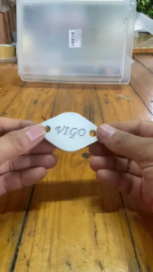 แผ่นอุด EGR Tiger Vigo Fortuner Commuter สำหรับ เครื่อง 1KD 2KD อลูมิเนียม 6061 หนา 10 มิล