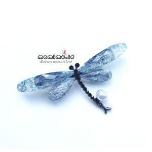 Bros Capung Kristal Ukuran Besar / Bros Hijab Import Bisa COD