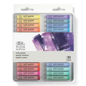 Winsor&Newton สีชอล์ก ชุดสีชอล์ก ซอฟท์พาสเทล 30 ชิ้น จำนวน 1 กล่อง ( สีชอล์ค )
