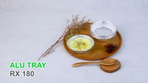 [ 10 PCS ] Alumunium Foil Tray Cup RX 180 Pie Mini Roti Brownies Macaroni Schotel Lasagna Klappertart