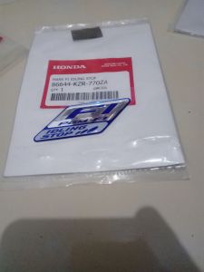emblem logo tulisan pgm f1 idling stop original honda 86644KZR770ZA