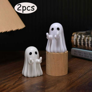 Middle Finger Cute Ghost Statue Ghosts Small Scary Ghost Figurines Halloween Home Decorations A Small Gift For A Friend