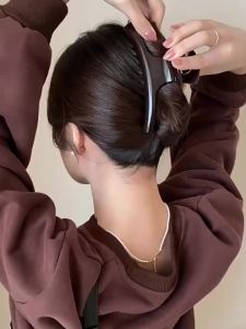 Elegant Solid 5.91in Large Hair Claw For Women Hair Ornament Long Thick Hair Hold Headband Claw Clip Hair Clip Hair Accessories
