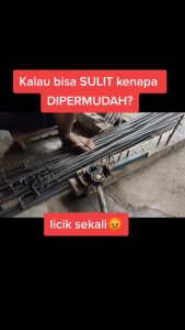 [TERLARIS] Alat Tekuk Besi Beton Pembuat Begel Cakar Ayam Spek 4-8mm