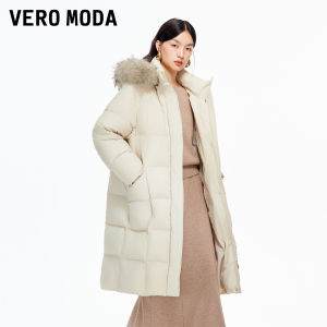 Vero Moda | Áo Khoác Dài Tay Chống Gió Phụ Nữ Lông Hòn Đáy Trắng