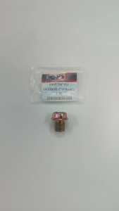 Baut Tap Oli Oversize ("19 Kasar) - Baud Tutup Pembuangan Oli Mesin Drat 14mm Kunci 17 Universal