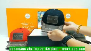 Nón Kết Ông Địa True Phối Da Cao Cấp /Mũ Lưỡi Trai Nam Nữ