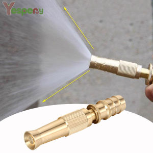 YESPERY Pure Copper Spray Nozzle Sprinkler High Pressure Direct Spray Garden Adjustable Sprinkler Garden Hose Sprinkler System Tools