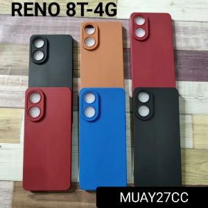 Softcase Macaron Pro Camera RENO 8T 4G Case Pelindung Camera HP bumber Camera