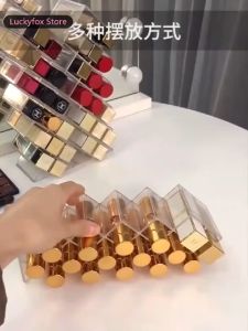 16 Slot Stackable Fish Type Thick Acrylic Lipstick Holder Organizer Display