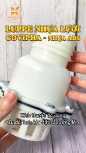 Luppe Nhựa Lưới ABS Covipha Lúp Bê Lọc Rác Có Gioăng | Phi 140 150 168 200 220 | NPP Khởi Hoàn