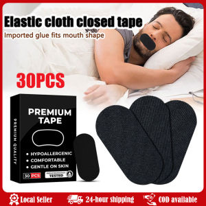 30Pcs Micropore Tape Breathable Hypoallergenic Tape Self Adhesive Anti Snore Mouth Tape Multi-Function for Nasal Breathing Mouth Tape Sleeping Keep Mouth Close Prevent Snoring Gentle Sleep Strip for Home Travel Mouth Tape Mouth Tape