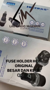 100 BUAH FUSE HOLDER HCHI KECIL (2X30mm) BESAR (6x30mm) ASLI HICHI DUDUKAN SEKRING KACA FUSE HOLDER HICHI ups