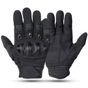 Mountain Bike Gloves Full Finger Touch Screen Protective Cycling Gloves Anti Slip Hard Shell Motorcycle Riding Gloves Outdoors