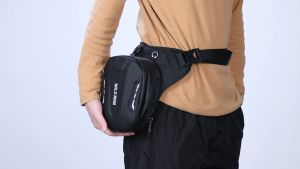Motorcycle Bag Waterproof Utility Leg Bag Fanny Pack for Men Women for Hiking Climbing Cycling Fishing Riding Travel
