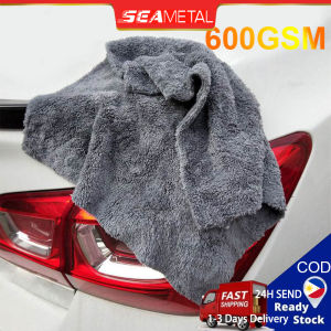 SEAMETAL 600GSM Car Drying Towel Microfiber Towel Super Absorbent Cleaning Cloth for Car Detailing Home
