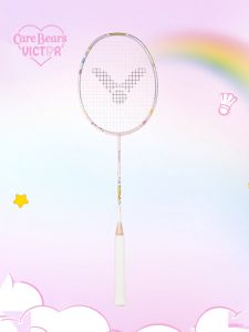 Victor JS-CBC Badminton Racket 2024 New Love Bear Series Professional Advanced Level Carbon Fiber Lightweight G5 G6 Handle