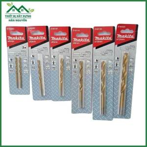 Mũi khoan sắt Makita HSS-TINchuôi tròn 4 5 6 8 10 12mmchuyên khoan kim loại