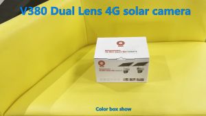 X-DEAL V380 APP 4K 8MP Dual Lens Solar Battery Camera 4G SIM Card / WiFi IP Cam 10X Zoom Low Power PIR Motion Detection Auto tracking Color Night Vision PTZ Outdoor Waterproof Home CCTV Security Camera