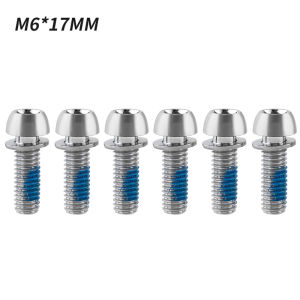 MUQZI 6pcs M6x17mm Disc Brake Caliper Bolts Bike Stem Bolt MTB Crank Arm Screw With Washer Bicycle Parts