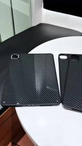 Ốp Lưng Cứng Họa Tiết Sợi Carbon Cho iPad Air 11 Thế Hệ Thứ 4 Thứ 5 iPad 12 Inch A19 Thế Hệ Thứ 7 Thứ 8 Thứ 9 10.2 Inch Thế Hệ Thứ 10 Thế Hệ Thứ 11 Pro 11 Thế Hệ Thứ 11 Vỏ Bảo Vệ Chống Sốc