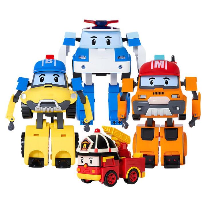 Robocar Poli | Transformable Fire Truck Toy Set 4 Inches | Lazada Singapore