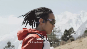 SHOKZ S803 OpenRun Bluetooth Bone Conduction Headphones|Secure‑Fit for Running Cycling Jogging|IP67 Sweat‑resistant|8-Hour Battery Life|26g Lightweight Open-Ear Comfort|10-Min Quick Charge|2 Sizes|Titanium Frame