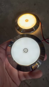 ไฟดาวไลท์ รุ่นทัช ไฟติดภายในรถยนต์ ระบบไฟ 12v สามารถ เปิด/ปิด ด้วยการสัมผัส พร้อมไฟหรี่ (ราคาต่อดวง)