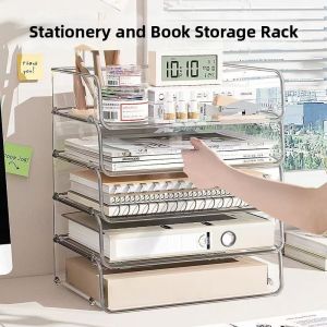 LUTUMEI | Transparent Stackable A4 Organizer Box