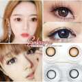 คอนแทคเลนส์ รุ่น Sakura สีเทา/ตาล Gray/Brown มีค่าสายตา (0.00)-(-10.00). 