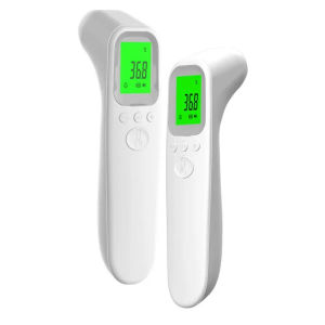 Infrared Digital Non-Contact Forehead Thermometer One Second Measurement for Adults and Kids with Fever AlarmHigh Accuracy,Memory Function LCD Display