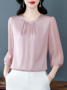 DAIXIANGFEIZI | Anti-aging Fashion Spring Autumn Womens Shirt 3/4 Sleeve