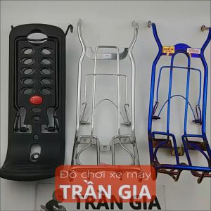 Baga giữa xe Sirius RC gác baga trước chở đồ sirius xăng cơ bình xăng con nhựa inox titan 7 màu 10 ly