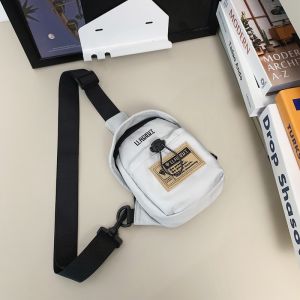 Cool Fashionable Kids Crossbody Bag Baby Boys Girls Trendy Chest Bag Money Waist Bag Pure Color Backpack for Children