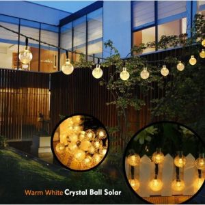 LED String Lights Round Ball Garland Lighting Lamp Holiday Wedding Christmas Party Waterproof Outdoor Garden Decoration Lights.-LED Strip Lighting