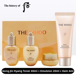 THE HISTORY OF WHOO | Bộ Rửa Mặt và Dưỡng Ẩm Làm Dịu Đỏ Cung Cấp Nước và Dinh Dưỡng