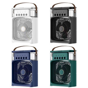 【Big Sale】3 In 1  Fan with Timing Mini Air Cooler 3 Speed Household Water Mist Fan Multifunctional for Home Office【SuperLegend】