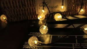ไฟตกแต่ง ไฟลูกแก้ว 20//50/100 LED โซล่าเซลล์ ไฟเส้นอัจฉริยะ ไฟตกแต่งสวนและกลางแจ้ง ประหยัดไฟมาก ทนแดด ทนฝนไฟปิงปอง