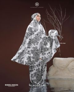 MINORCA MUKENA by Nadheera luxury perlengkapan solat wanita mukena potongan dewasa motif Dior silk premium terbaru