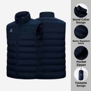 Kelme | Lightweight Down Mens Vest Fitness Training Running