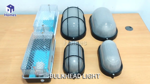 Bulkhead Lighting E27 Aluminium or Polycarbonate Bulkhead light Fitting Heavy Duty Outdoor Light IP54
