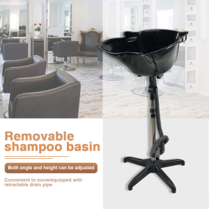 Portable Adjustable Basin Salon Standalone Salon Use Portable Hair Washing Basin 洗头盆
